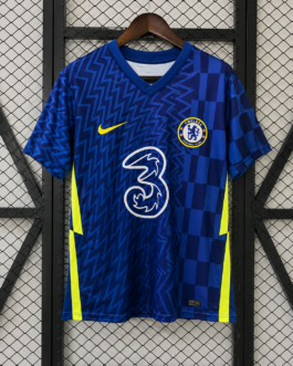 Chelsea 21/22 Azul com detalhes amarelos