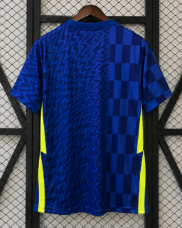 Chelsea 21/22 Azul com detalhes amarelos