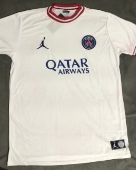 Camisa branca do Paris Saint-Germain PSG estilo Jordan