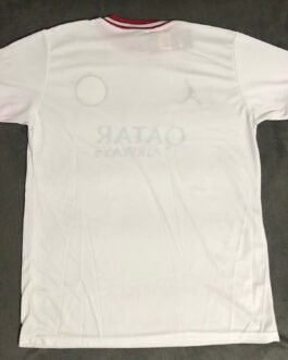 Camisa branca do Paris Saint-Germain PSG estilo Jordan